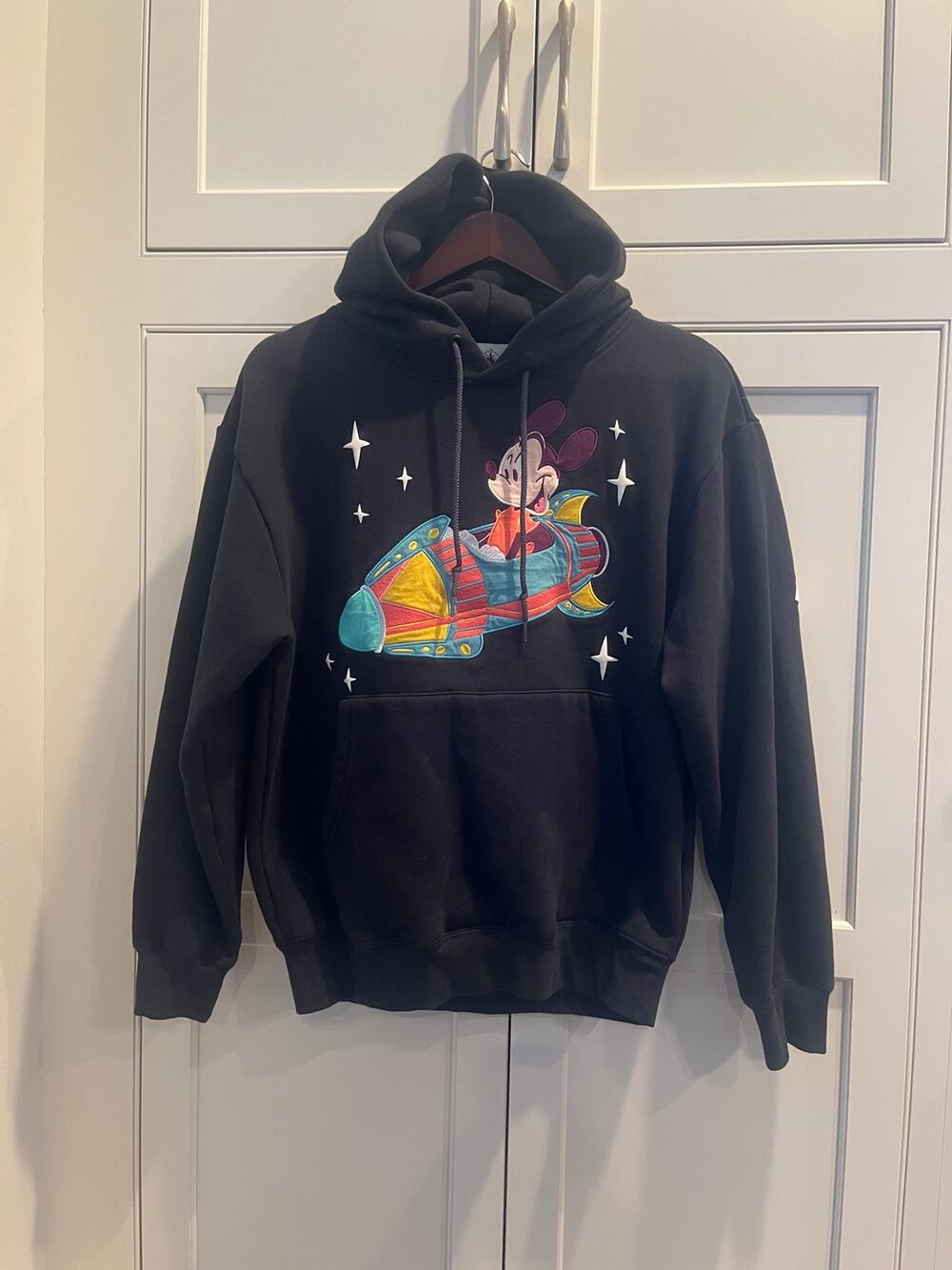 Walt Disney World fleece Mickey Mouse Astro Orbiter Hoodie Adult Sl